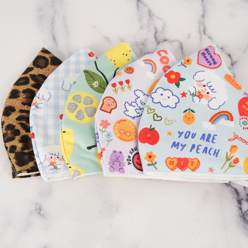 Set A, 3 layers with filter pocket face masks